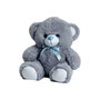 GO GIFT Ours en peluche Tommy Gris 65 cm