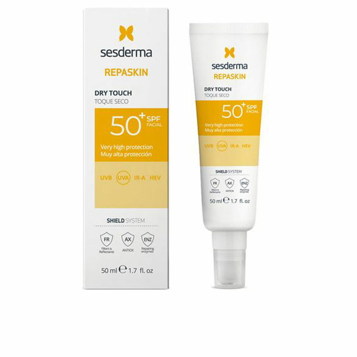 Sesderma REPASKIN FACIAL Photoprotecteur Toucher Sec SPF50+ 50 ml Sesderma REPASKIN FACIAL Photoprotecteur Toucher Sec SPF50+ 50 ml