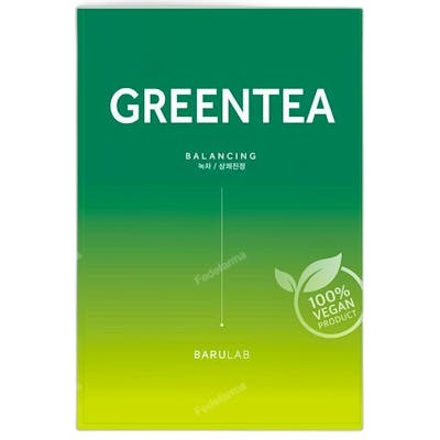 Barulab THE CLEAN Masque Vegan Équilibrant au Thé Vert 23 g