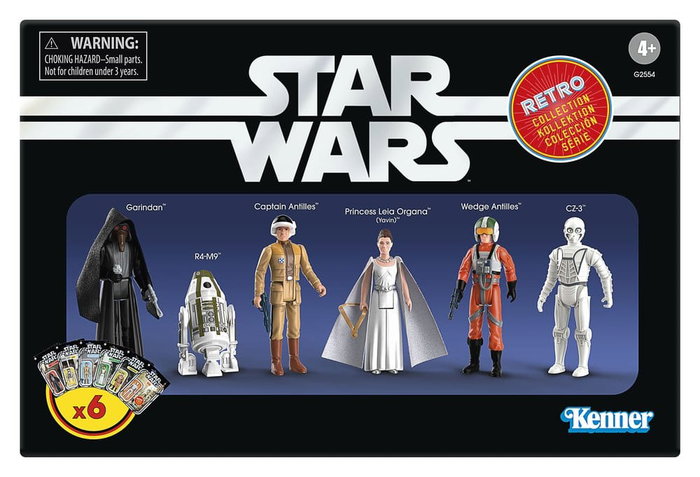 Hasbro Star Wars Retro Collection Pack de 6 figurines
