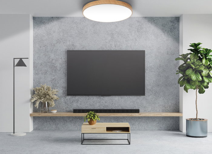 GSC Evolution Plafon LED Andra rond 24W effet bois