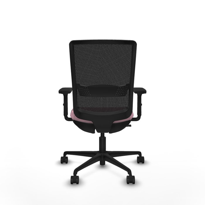 PIQUERAS Y CRESPO Chaise Haches Synchrone/Traslack Rose et Noir