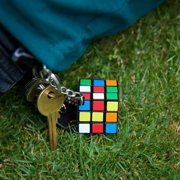 Rubik'S Jeu casse-tête Rubik's Cube 3x3 porte-clés - Multicolore