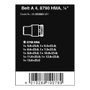 Wera Belt A 4 Zyklop jeu de douilles 1/4 pouces, 9 pièces