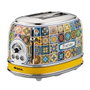Ariete 155 Positano - Tostador 2 ranuras avec fonction décongélation et réchauffage, sélecteur 6 niveaux, éjection automatique et bac à miettes amovible