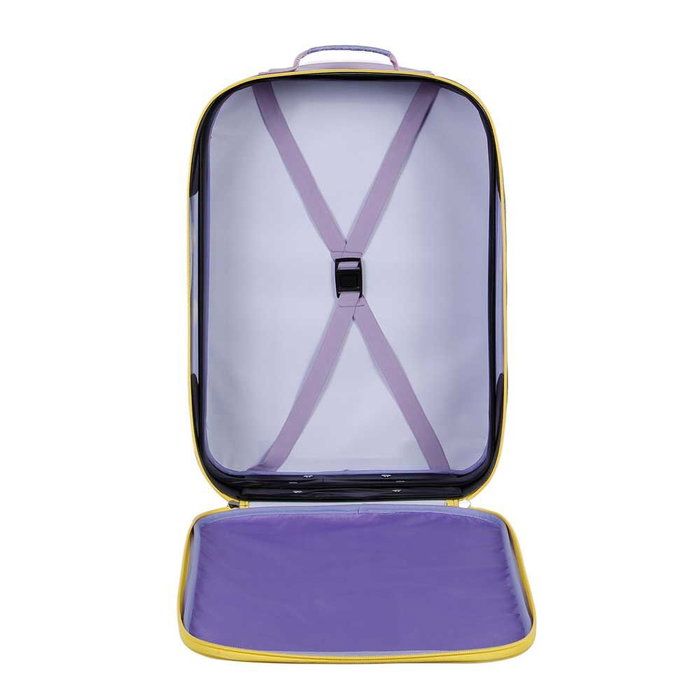 Disney Wish Valise Trolley Cabine pour Enfant 33x17x47 cm - Malette à Roues pour Bagage à Main - avec Cintres Intérieurs et Fermeture à Glissière