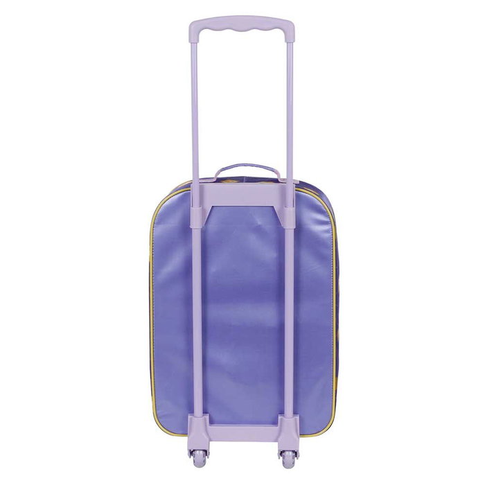Disney Wish Valise Trolley Cabine pour Enfant 33x17x47 cm - Malette à Roues pour Bagage à Main - avec Cintres Intérieurs et Fermeture à Glissière