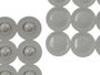 Berilo Tapis de Bain Antidérapant Brique Gris - 67 x 36 x 1 cm (Set de 6)