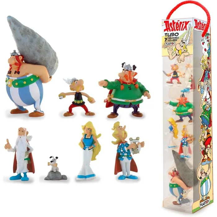 Plastoy Coffret Astérix Village Gaulois - 7 figurines en résine