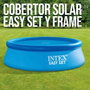 Intex - Couverture solaire pour piscine Easy Set Frame, diamètre 366 cm, PVC