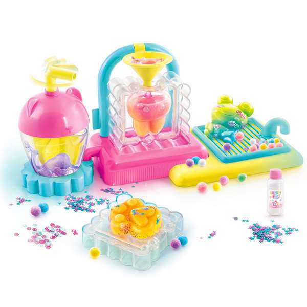 Canal Toys Juego Fábrica de Squishy Factory DIY Kit de Création de Squishies Mous et Phosphorescents pour Enfants - avec Accessoires et Moule - Multicolore