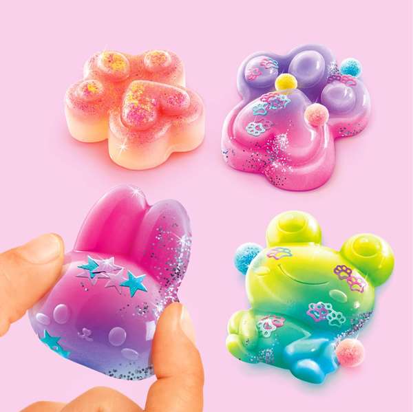 Canal Toys Juego Fábrica de Squishy Factory DIY Kit de Création de Squishies Mous et Phosphorescents pour Enfants - avec Accessoires et Moule - Multicolore