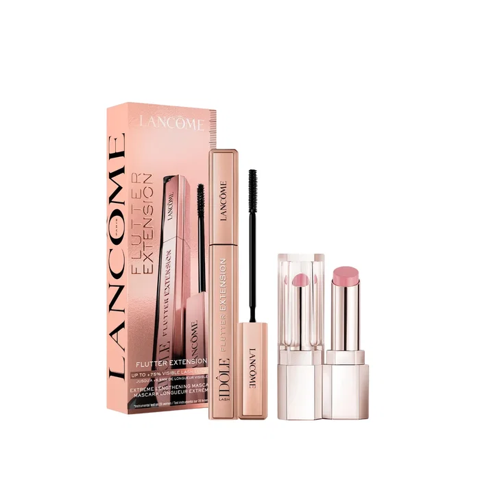 Lancôme Set Flutter Extension et Idôle Lip Butterglow, 01 True Black & 10 Keep It Glowy Lancôme Set Flutter Extension et Idôle Lip Butterglow, 01 True Black & 10 Keep It Glowy