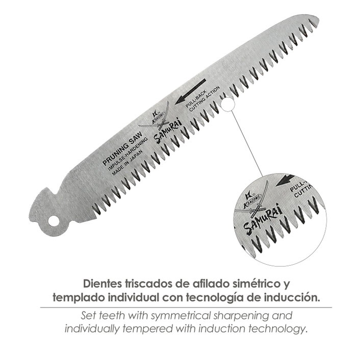 SAMURAI Lame de rechange pour scie D180 180 mm