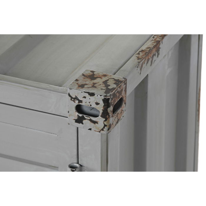 Range Bouteilles Home ESPRIT Gris Bleu ciel 77 x 41 x 64 cm