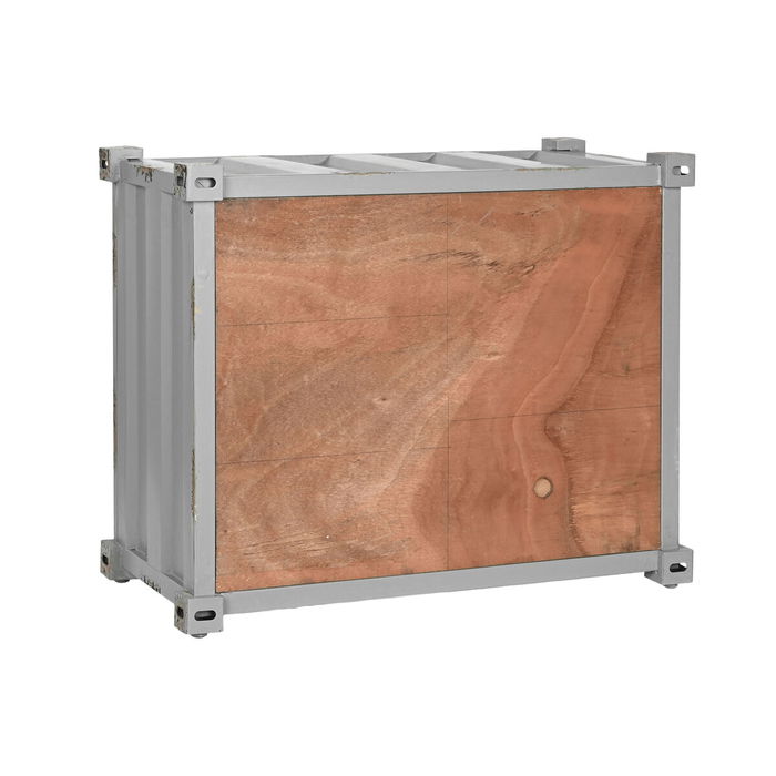 Range Bouteilles Home ESPRIT Gris Bleu ciel 77 x 41 x 64 cm