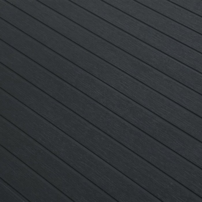 Table de Salle à Manger IPAE Progarden Indo ind012an Extensible Anthracite 220 x 90 x 72 cm