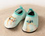 KioKids Escarpines de bébé antideslizantes pour plage et piscine, semelle antidérapante et flexible, taille 21, couleur menthe, collection Ocean Dreams