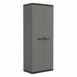 Keter Armoire de rangement utilitaire Più - Gris anthracite et noir