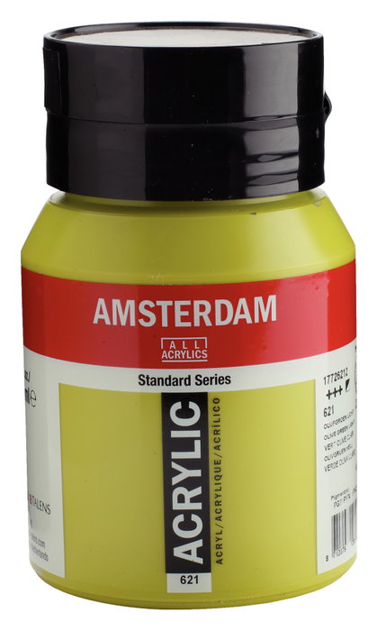 Amsterdam Standard Series Peinture Acrylique Vert Olive Clair 500 ml Amsterdam Standard Series Peinture Acrylique Vert Olive Clair 500 ml