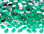 Innspiro Gemmes décoratives en acrylique goutte verte 8x13mm, 2000 unités env.