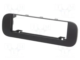 ACV Cadre de radio 1 DIN noir mat pour Fiat Panda 2012+