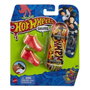 Mattel Mini Skateboard Hot Wheels avec Chaussures - 10 cm - Modèles Variés - Langue: Espagnol, Portugais