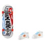 Mattel Mini Skateboard Hot Wheels avec Chaussures - 10 cm - Modèles Variés - Langue: Espagnol, Portugais