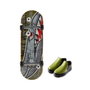 Mattel Mini Skateboard Hot Wheels avec Chaussures - 10 cm - Modèles Variés - Langue: Espagnol, Portugais