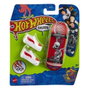 Mattel Mini Skateboard Hot Wheels avec Chaussures - 10 cm - Modèles Variés - Langue: Espagnol, Portugais