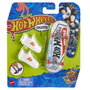Mattel Mini Skateboard Hot Wheels avec Chaussures - 10 cm - Modèles Variés - Langue: Espagnol, Portugais