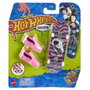 Mattel Mini Skateboard Hot Wheels avec Chaussures - 10 cm - Modèles Variés - Langue: Espagnol, Portugais
