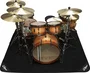 Zildjian Tapis de Batterie Deluxe 1,96 m x 1,63 m avec Sac de Transport