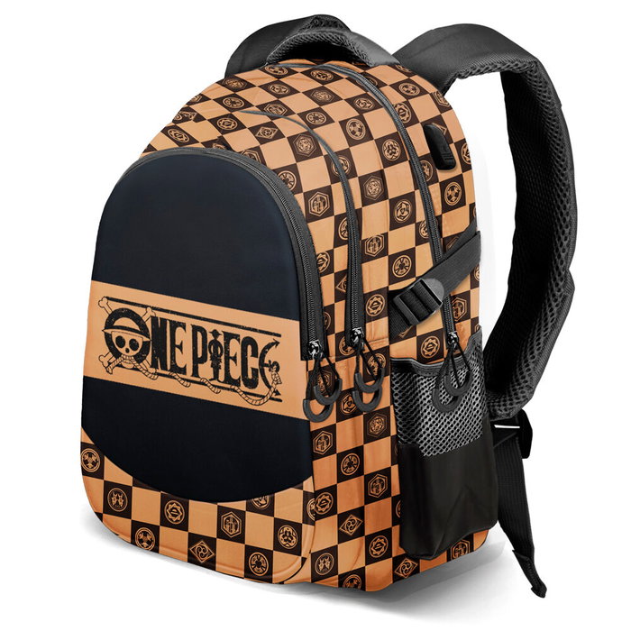 Karactermania One Piece Run. Plus Fan Chess Sac à dos grande capacité avec port USB, 3 compartiments, Ripstop, 46x34x21 cm Karactermania One Piece Run. Plus Fan Chess Sac à dos grande capacité avec port USB, 3 compartiments, Ripstop, 46x34x21 cm