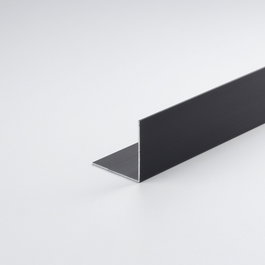 Arcansas Profil de bricolage en angle aluminium noir mat 1000 x 20 x 20 mm