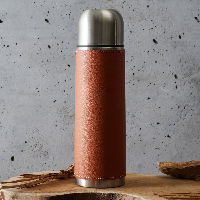 Cook Concept Thermos 500 ml avec housse imitation cuir