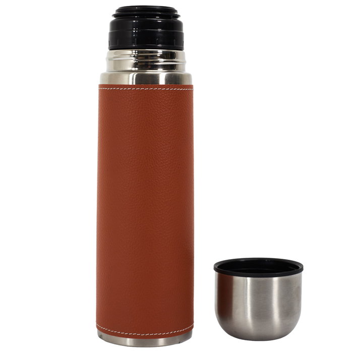 Cook Concept Thermos 500 ml avec housse imitation cuir