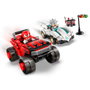 LEGO Sonic the Hedgehog 77118 Voiture de Silver vs Monster Truck de Knuckles