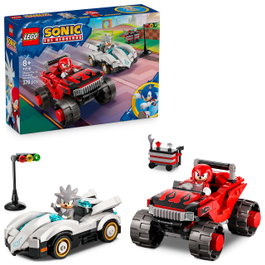 LEGO Sonic the Hedgehog Voiture de Silver contre Monster Truck de Knuckles 77118