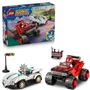 LEGO Sonic The Hedgehog 77118 La Voiture de Silver contre le Monster Truck de Knuckles - Kit de Construction avec 2 Minifigurines