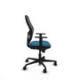 Piqueras y Crespo Chaise de Bureau Jorquera - Vert pétrole et Noir
