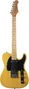 EKO Guitare Électrique Starter Tl401 Type Tele (Touche en érable) - Butterscotch