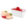 Home Deco Factory Tarrine pour foie gras avec couvercle et presse-base