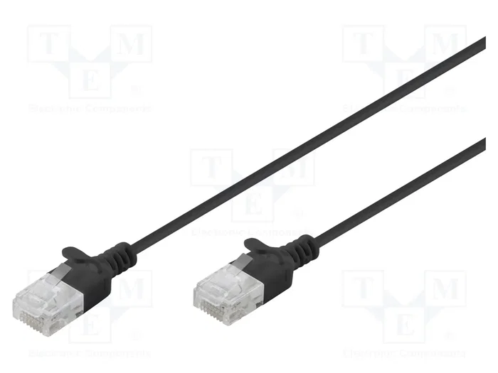 DIGITUS Câble Ethernet Cat 6 U/UTP 1m RJ45 noir DIGITUS Câble Ethernet Cat 6 U/UTP 1m RJ45 noir