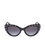 Guess Gafas GU00163 01B 140 mm Lunettes de soleil Femme Oeil de Chat