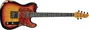 EKO Tero Relic Guitare Électrique Telecaster Aire Sunburst - Corps Paulownia, Manche Érable