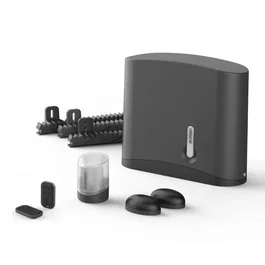 Avidsen Zenia 250 - Kit moteur de portail coulissant pour portail jusqu'à 250 kg et 4 mètres - Avec télécommandes, photocellules et feu clignotant - 24V