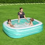 Bestway Piscine Gonflable Rectangulaire 201 x 150 x 51 cm - Bleu
