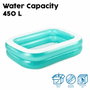 Bestway Piscine Gonflable Rectangulaire 201 x 150 x 51 cm - Bleu