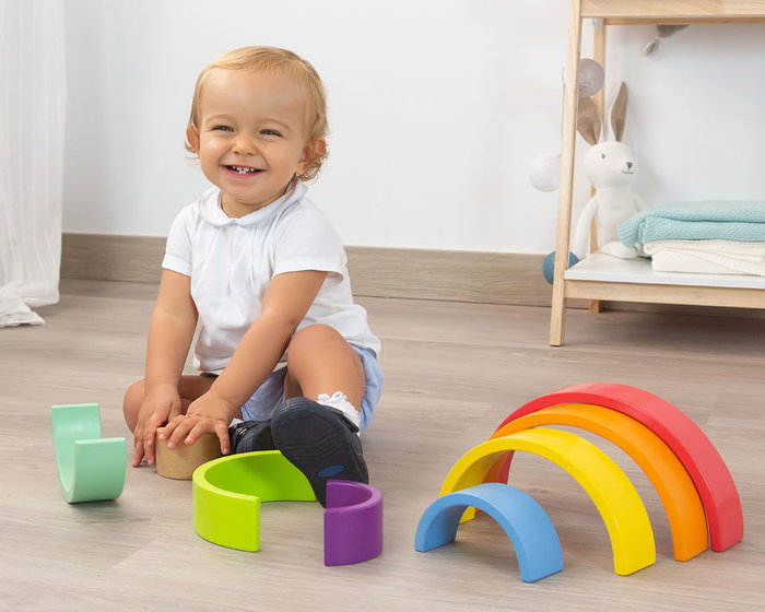 KioKids Arc-en-ciel Waldorf Grand - 8 Pièces